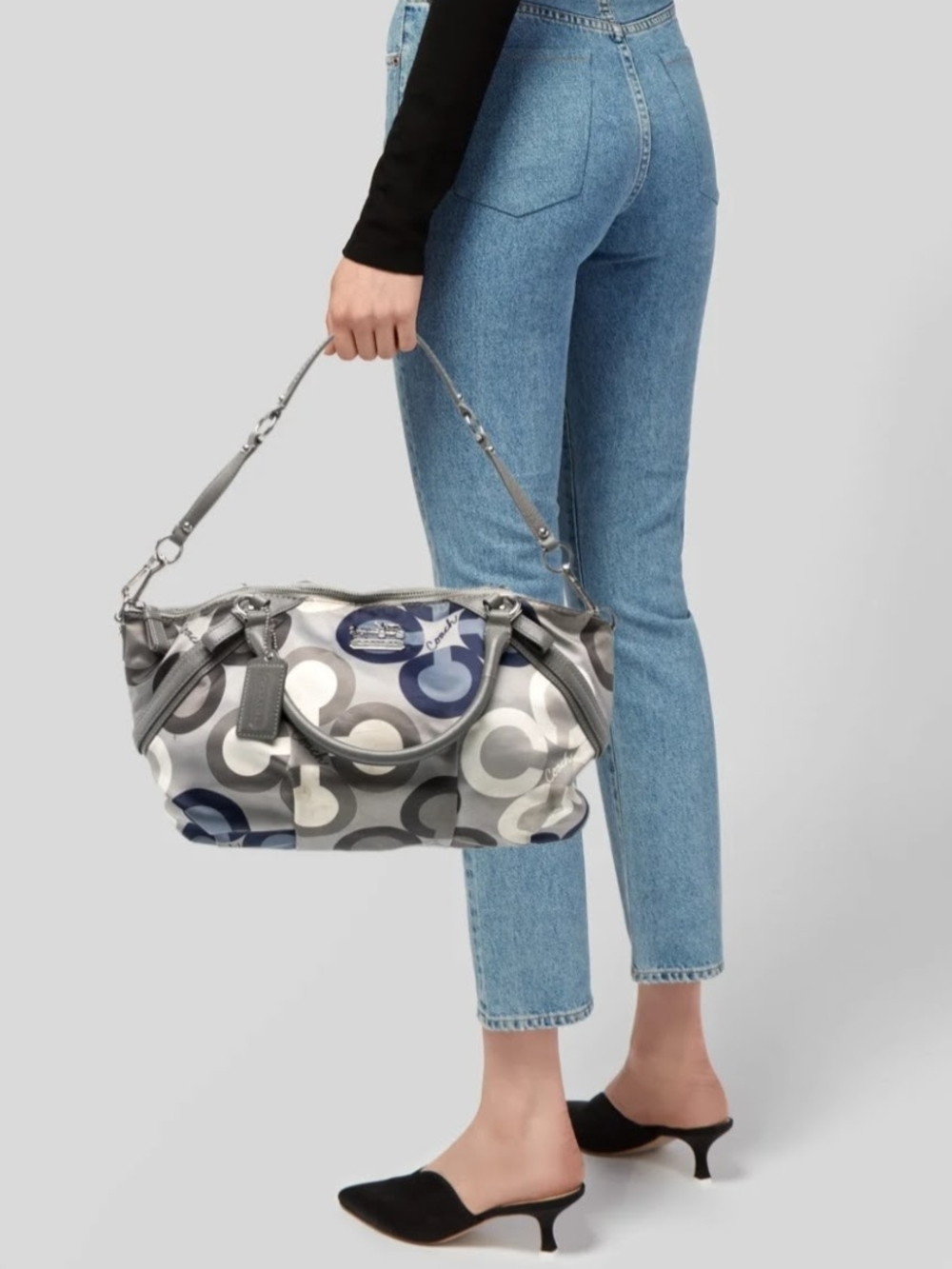 Coach Madison Optic Art Sophia Bag in Cobalt